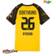 Camiseta Borussia Dortmund Julian Ryerson #26 Primera Equipación para mujer 2025-26 manga corta